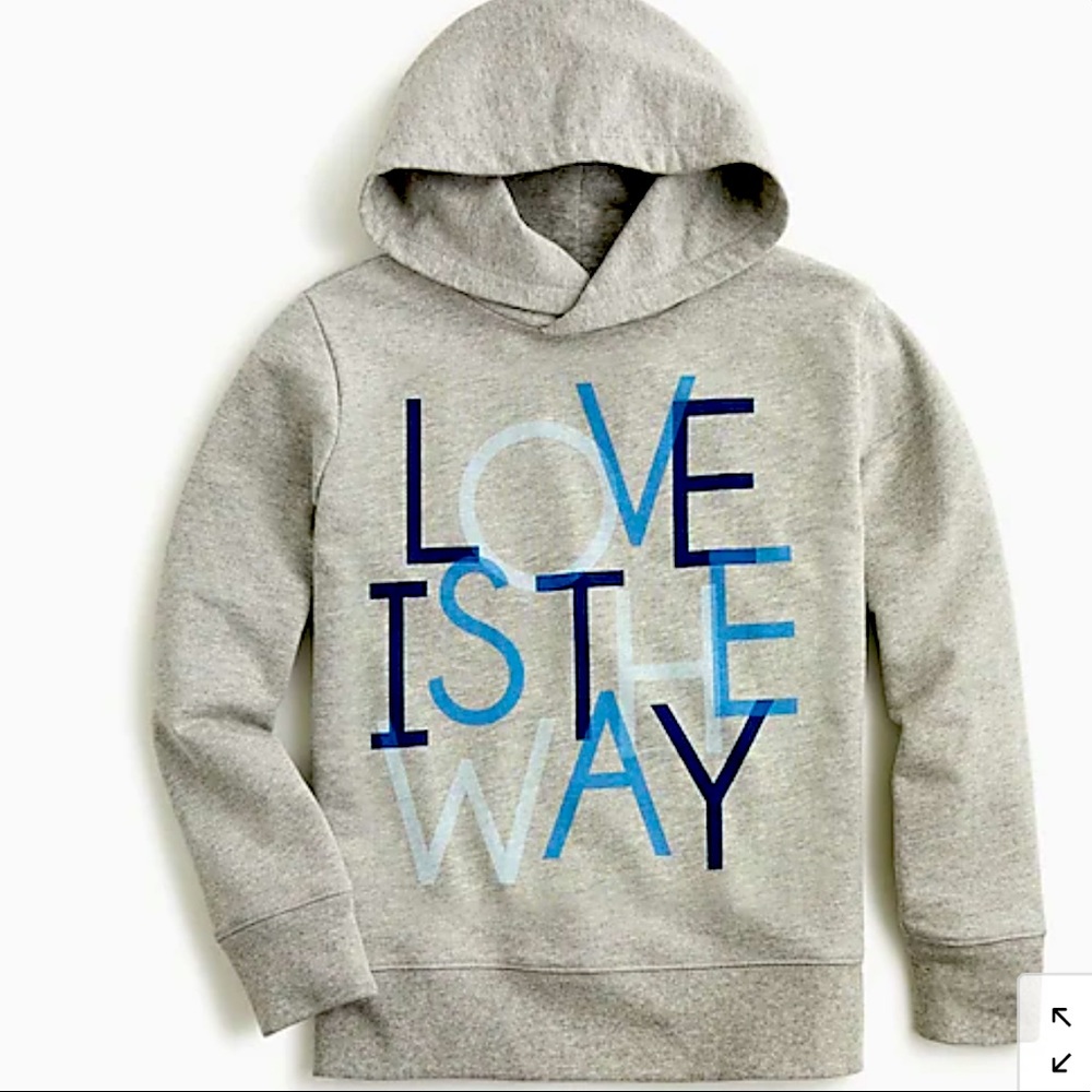 Jcrew x human rights sweatshirt (14 girls)